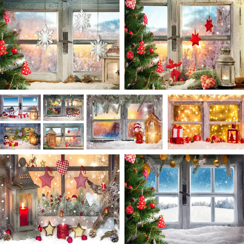 Decorazioni natalizie Finestra di Natale Pupazzo di neve Tessuto stampato 11CT Set punto croce Ricamo Cucito Hobby Artigianale Maglieria Vendite all'ingrosso Decorazione della stanza 230918