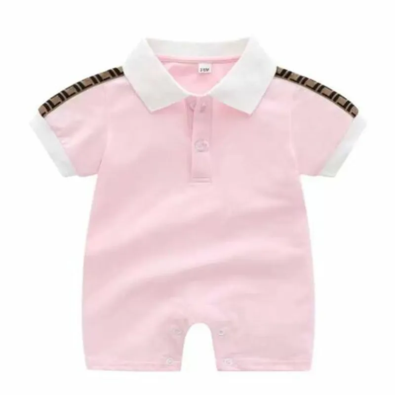 Детские комплекты одежды для новорожденных, комбинезоны для девочек и мальчиков, хлопковая одежда с короткими рукавами, дизайнерская брендовая одежда с буквенным принтом, комбинезон для малышей, детские пижамы