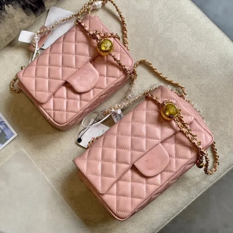 Designer Bag CC Flap Handbags Luxury Designer Shoulder Bags Golden