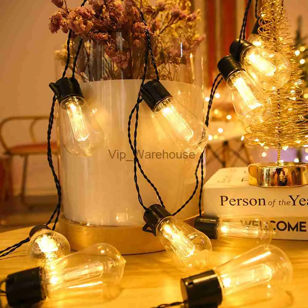 LED Strings Party 10/20/30 LEDs Colorful Bulb Lights String USB Operated Commercial Grade IP65 Waterproof RGB Ball Lulb String for Christmas Decor HKD230919