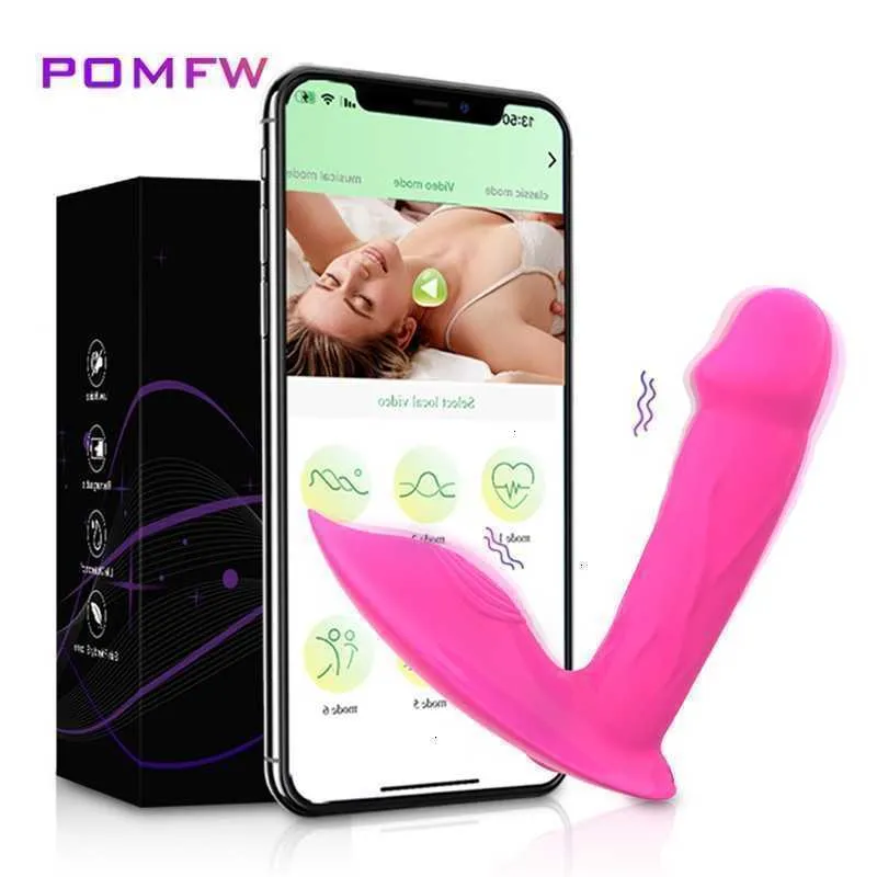 Sex Toy Massager Adult App Bluetooth Dildo Vibrator for Women Wireless Control Vibration Egg Clitoris Stimulator Kvinnliga vuxna par