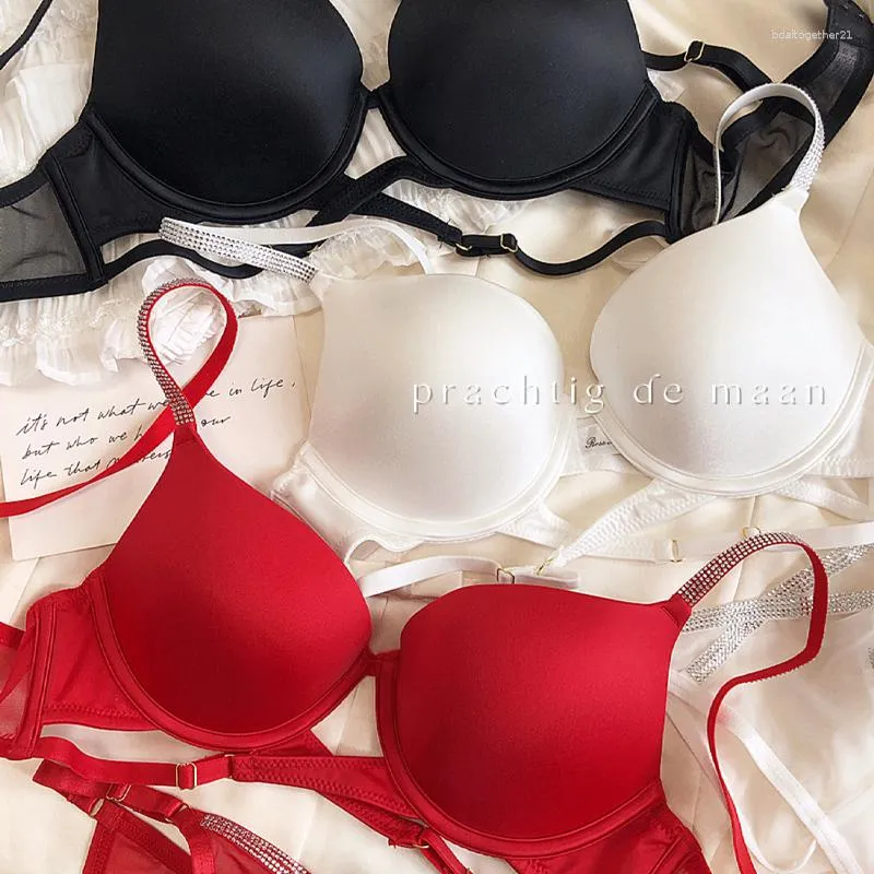 Bras Sets Europe Sexy Lace Hollow Push Up Bra Set Fashion