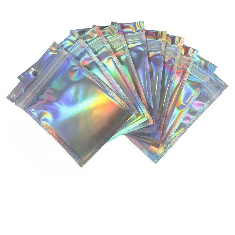 Wholesale Wholesale Clear Holographic Laser Ziplock Zip Bag For ...