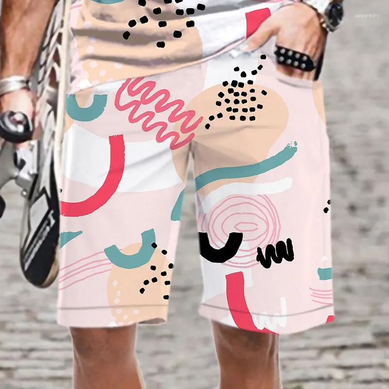 Män shorts djur leopard tryck mode 2023 3d tryckta män/kvinnor mönster lös sommarstrand simning cool streetwear casual