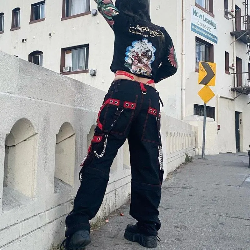 Gothic Punk Hip Hop Harajuku Baggy Y2K Cargo Pants For Women Retro Low Waist Cargo Trousers Women With Wide Leg And Retro 90s Streetwear Style From Clothingforchoose, $27.72 | DHgate.Com Gothic Punk Hip Hop Harajuku Baggy Y2K Cargo Pants For Women Retro Low Waist Cargo Trousers Women With Wide Leg And Retro 90s Streetwear Style From Clothingforchoose, $27.72 | DHgate.Com