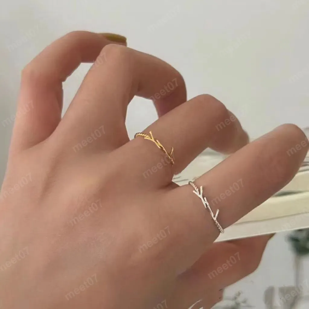 Thin Gold Rings: Simple Fashion Ring, Adjustable Opening Design In