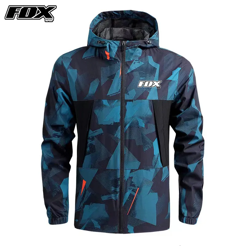 Vestes de cyclisme Coupe-vent cyclisme hommes veste de vélo de montagne HPWF Sports de plein air femmes mode vélo coupe-vent manteau moto vêtements à capuche 230919