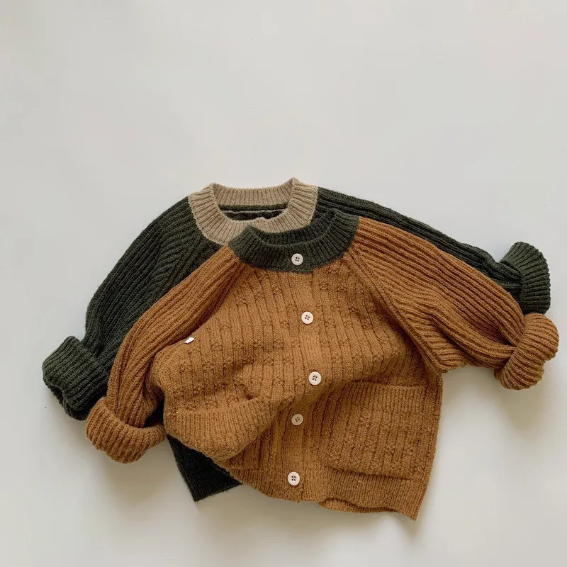 プルオーバー秋の冬の子供セーターの子供の子供たちの子供服ニット男の子の女の子コットンコスチューム230918
