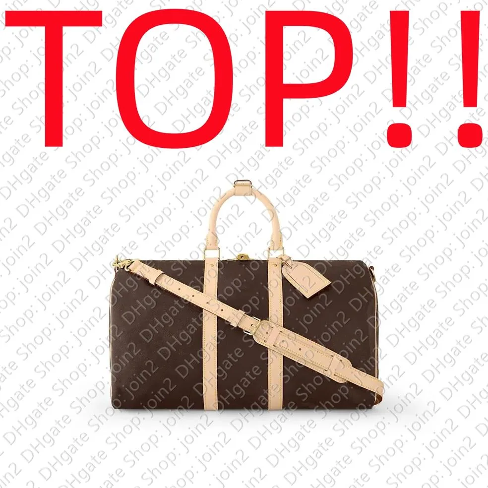 Torby DUFFEL TOP Bandouliere 55 50 45 Designerskie damskie męże podróżne torba swobodna torba luksusowa softsed zestaw bagażu Suit291n