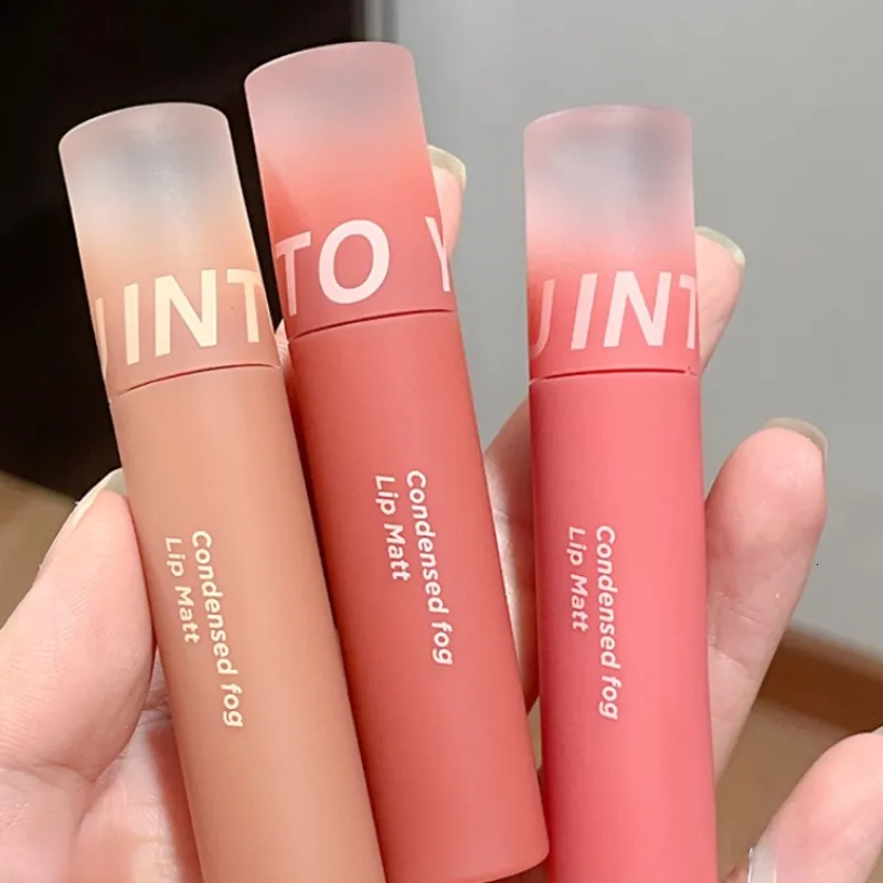 Губная помада Intoyou Congealed Fog Lip Glaze c08 Water Mist 04 Water Lip Glaze Lipstick Stains Color and Stains Cup 230919