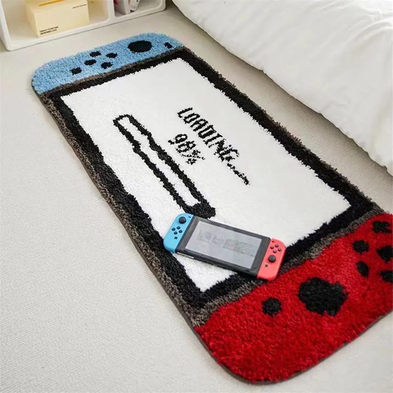 Tappeti Cartoon Game Machine Modello Divano Tappeto Casa Camera da letto Comodino Coperta Bagno Acqua assorbente Tappetino antiscivolo 230919