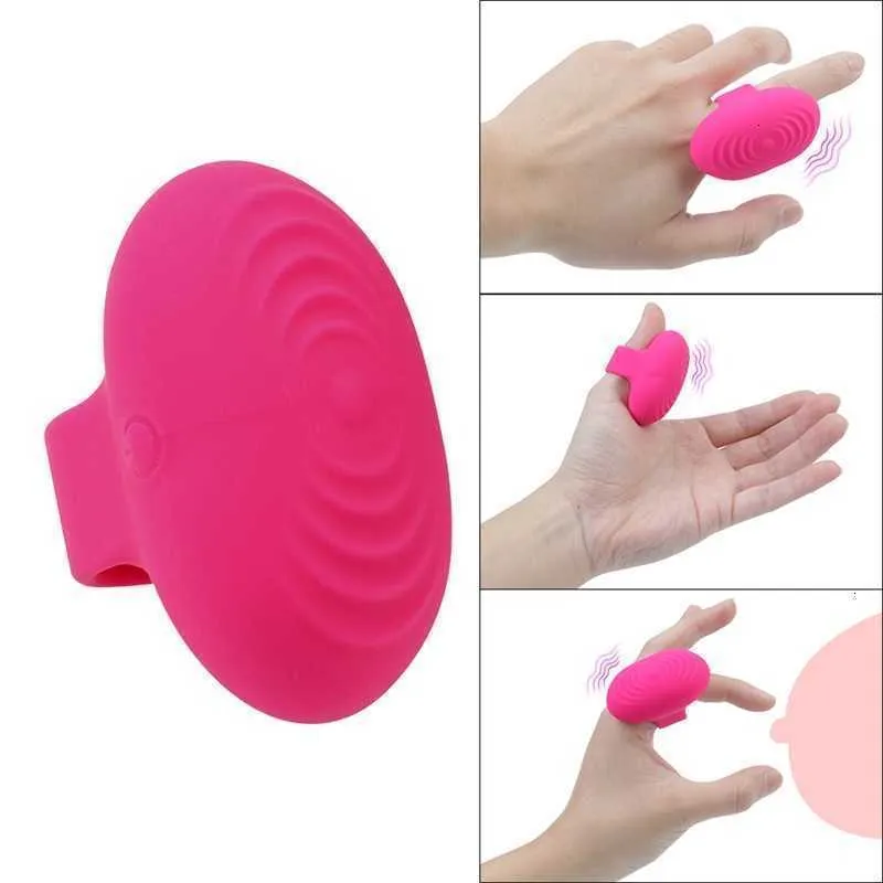 Sex Toy Massager Strap on Finger Ring Vibrators for Women Nipple Clitoris Stimulator Vaginal Anal Female Masturbator Small in