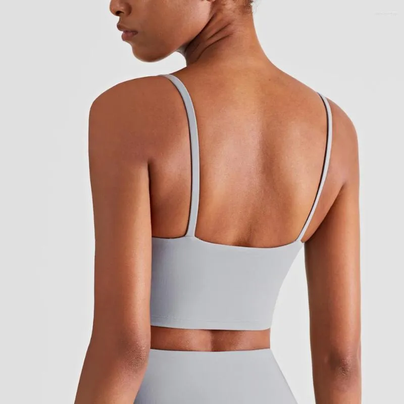 High End Yoga Crop Top With Built In Bra For Women Naked Feel Gym Longline  Sports Bra Tank, Exercise, Dance, And Fitness Outfit From Dahuacong, $10.48