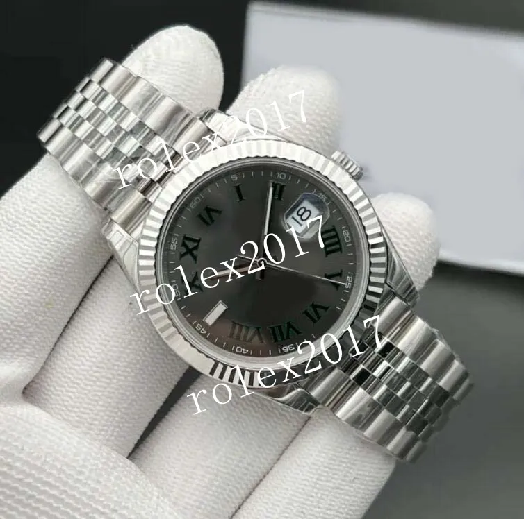 VSF BPF GMF Factory besttime Heren Super Heren DateJust 904L 41 mm Wimbledon-wijzerplaat Groen Romeins 2813 3235 Automatisch saffierkristal uurwerkhorloges