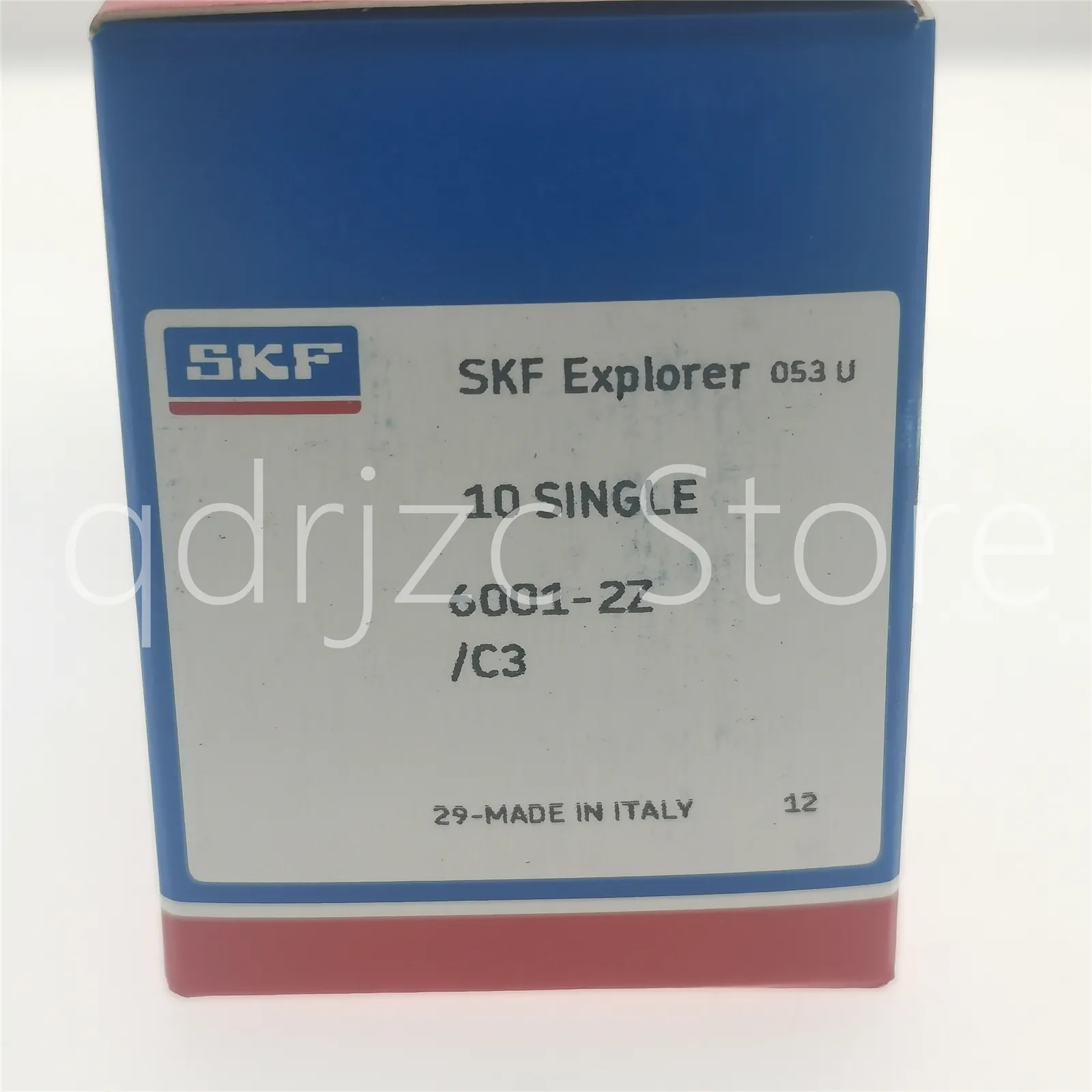 10 pezzi S-K-F cuscinetto a sfere a gola profonda 6001-2Z/C3 6001ZZC3 12mm X 28mm X 8mm