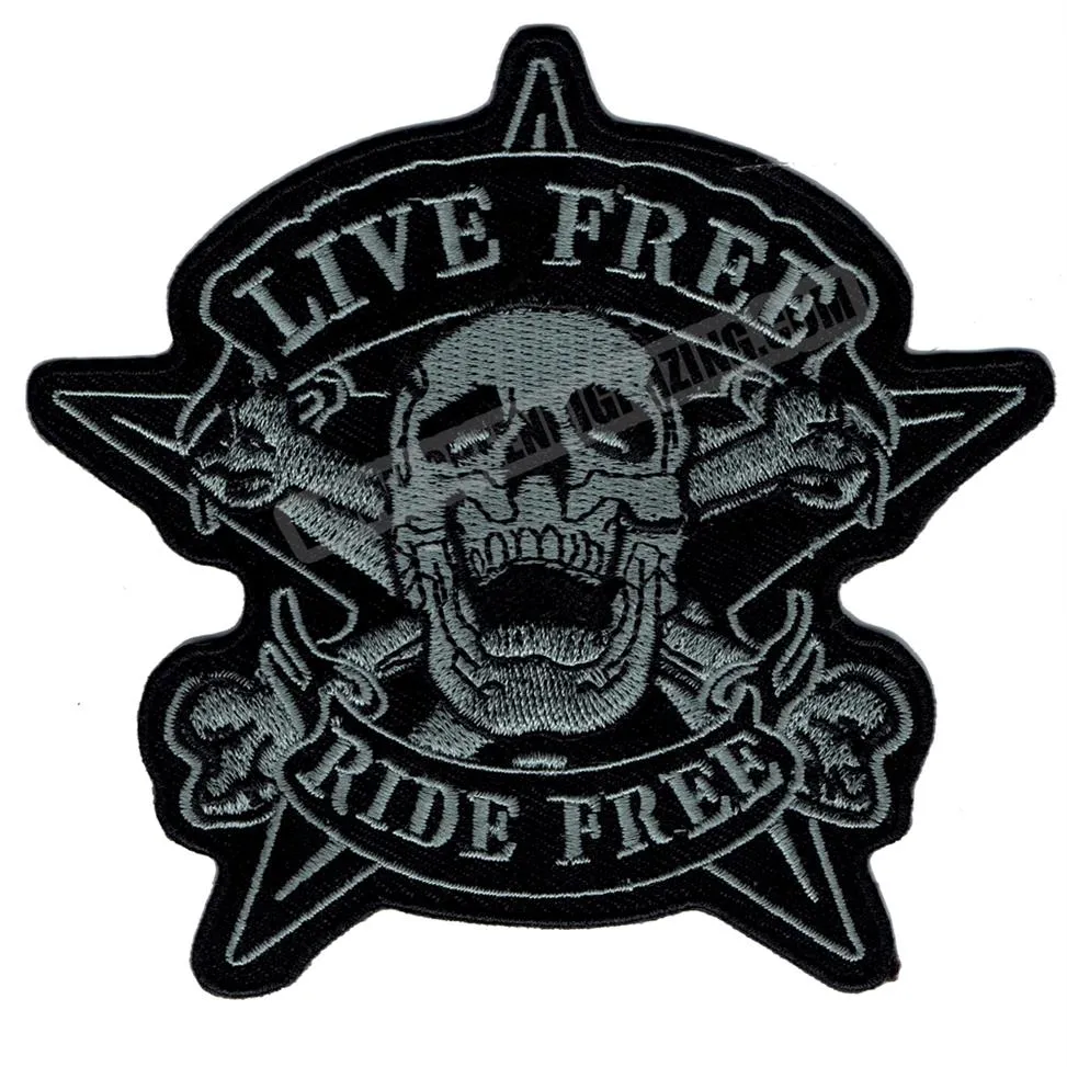 Ride or Die Print Iron-On Patches For Jackets / Biker Patch