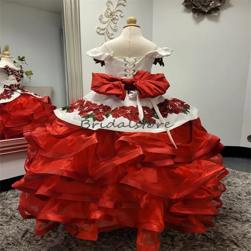 Mexican flower top girl dress