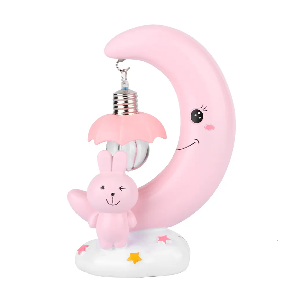 Objets décoratifs Figurines veilleuse lune innovante pour cadeau d'anniversaire noël enfants décoration de la maison 230919