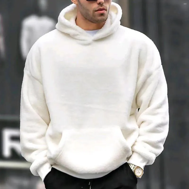 White oversized online hoodie men