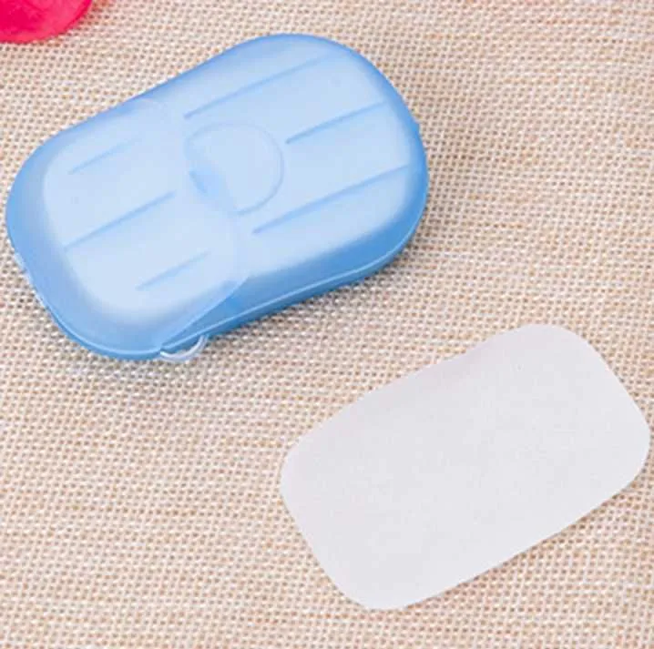 /box Disposable Soap Boxed Paper Foaming Soap Paper Washing Hand Bath Cleaning Scented Sheets