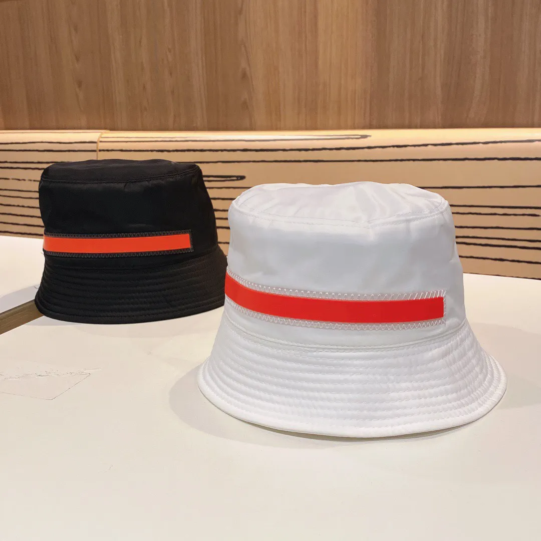 Bucket Hat Designer Simple Fashionable Italian Street Style Classic Style Wide Brim Hats Decorated With Red Ribbon Bucket Hats Fitted Hat HatsFor Men Women