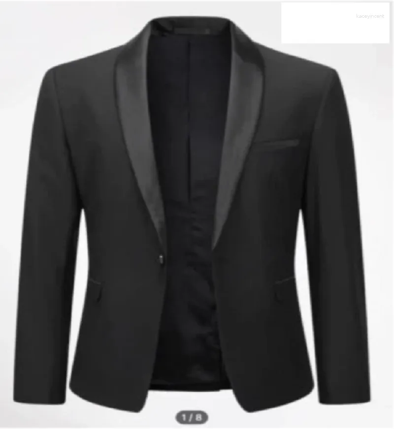 Men's Suits Fashion Business Casual Blazer White Red Green Black Solid Color Slim Fit Jacket Wedding Groom Party Suit Coat