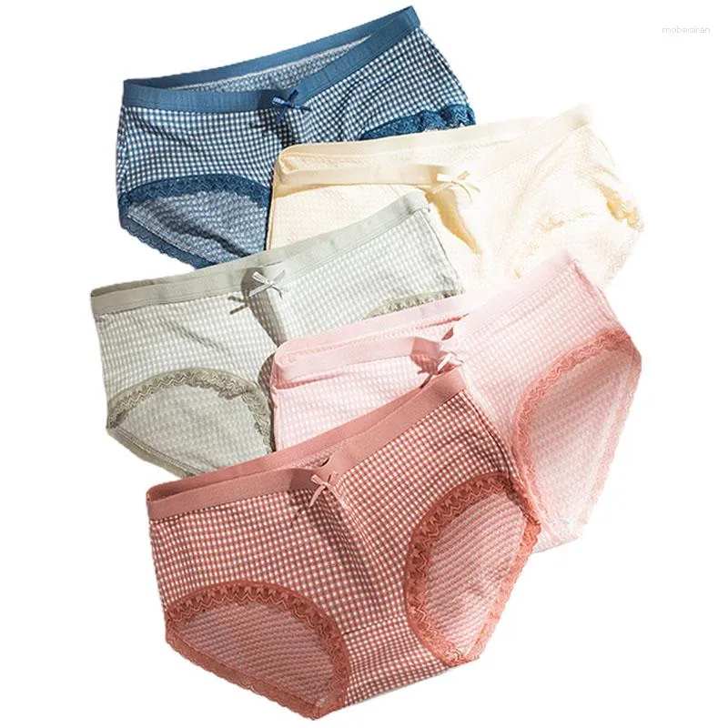 Comfortable Cotton Lace Border Pink Lace Panties For Girls Ages 8 Of 5 From  Mobeisiran, $9.87
