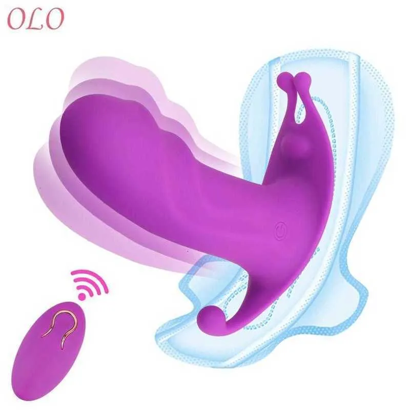 Massagegerät für Erwachsene, kabellose Fernbedienung, 10-Gang-Dildo-Vibrator, tragbarer Höschen-Klitoris-Stimulator für Frauen