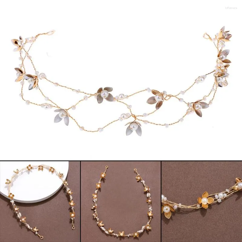 Hair Clips Alloy Accessories Pearl Decoration Band With Beaded For Women Gift Care Products Jewelry SUB Sale