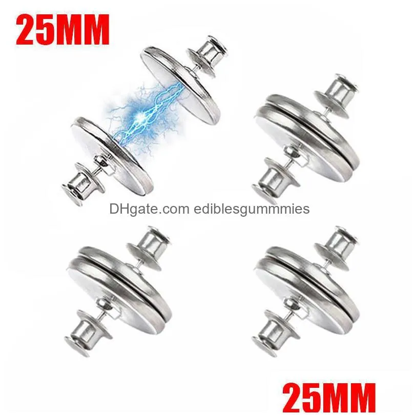 Pôles à rideaux 10 paires de boutons magnétiques accessoires de salle clou fenêtre détachable Sn aimant fermer boucle clips de réglage livraison directe Dhb5Z