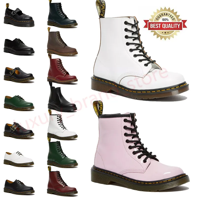 الدكتور Martins Airwair Boots Doc Martens مصمم Boot Martin Men Women Shiles Sneakers Classic Doc Martens Womens Ongens Shorts Snow Snowers Shoiders Warm