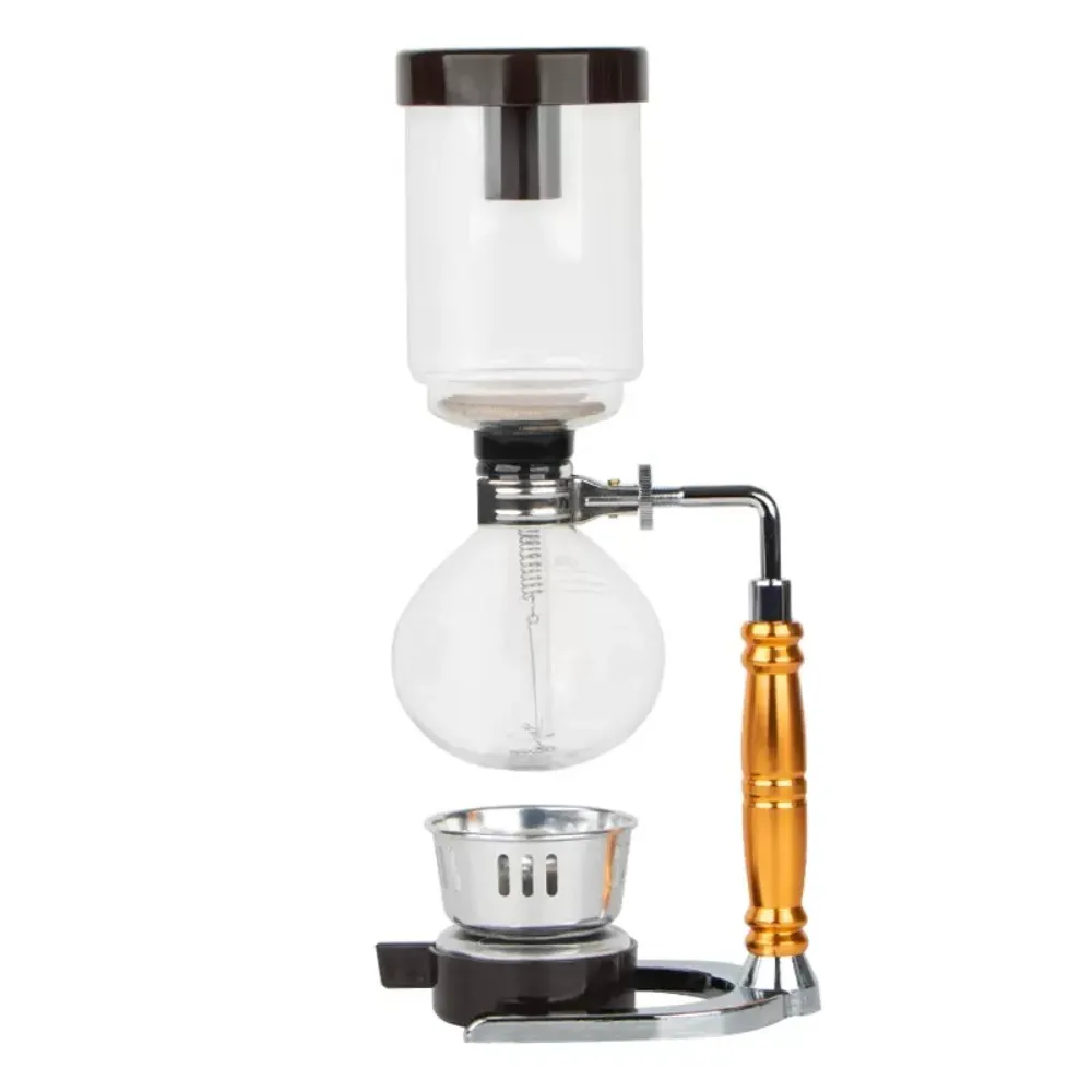 ITOP LRSCP 300/500ML Siphon cafetière ensemble théière en verre ustensiles de café manuel Machine à café Siphon Pot Siphon café outils