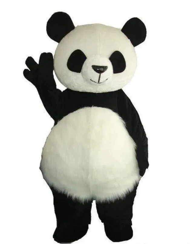 2024 Vente directe d'usine Costume de mascotte de panda géant Costume de mascotte de Noël Livraison gratuite