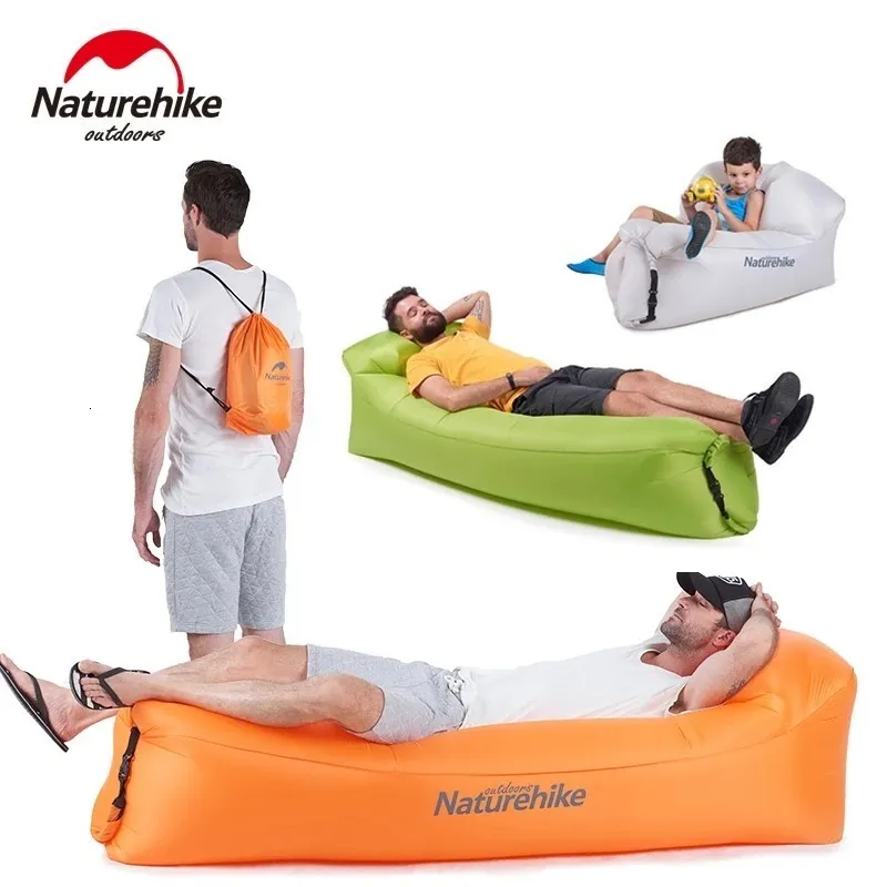 Portable Inflatable Air Sofa Lounger Outdoor Sun Lounger Blow Up Chair Lazy Bag Banana Air Bed 2024 PVE Green From Bao06 27.72 DHgate.Com