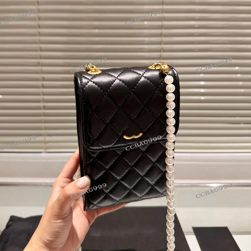 ★TOUT Y EST★ Saffiano Phone Holder Chain Mini Bag Black BA DHgate.com:Black Quilted Leather Mini Flap Shoulder Bag with