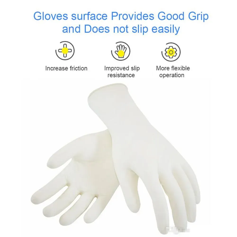 /pack Disposable Nitrile Latex Gloves Specifications Optional Anti-skid Anti-acid Gloves B Grade Rubber Glove Cleaning Gloves