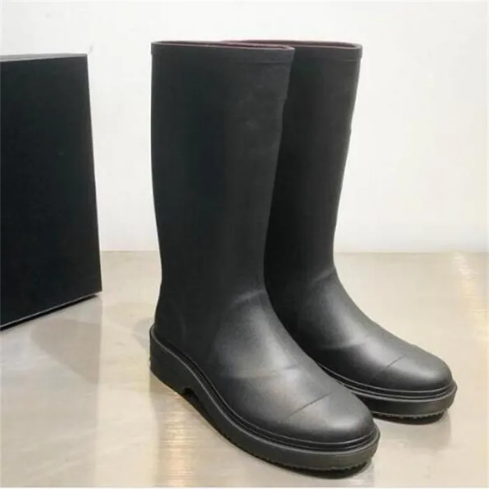 Black rubber booties sale