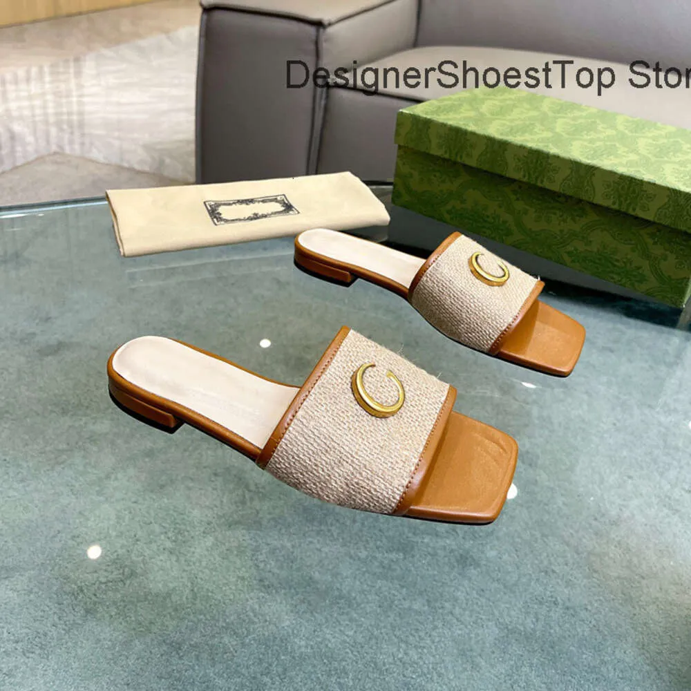 Luxuriöse Damen-Slipper aus gehäkelter Baumwolle mit Stickerei, für den Innenbereich, Stickerei, flache Slides, modische Sandalen, lässige Pool- und Strand-Flip-Flops für Damen und Damenschuhe