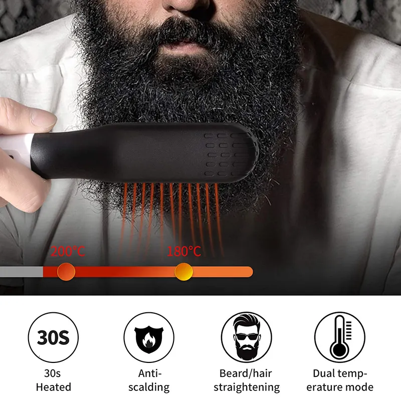 Ion beard straightener hot sale