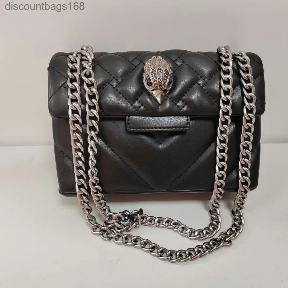 Kurt Geiger Flerfärgad lapptäcke crossbody väskor för kvinnor märkesdesigner mode trend handväska axel baggh