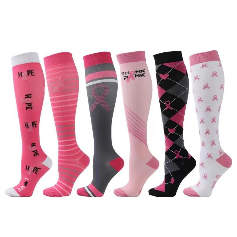 6 стилей компрессионные носки для мужчин и женщин, спортивные носки против усталости, облегчение боли, носки для легкой атлетики