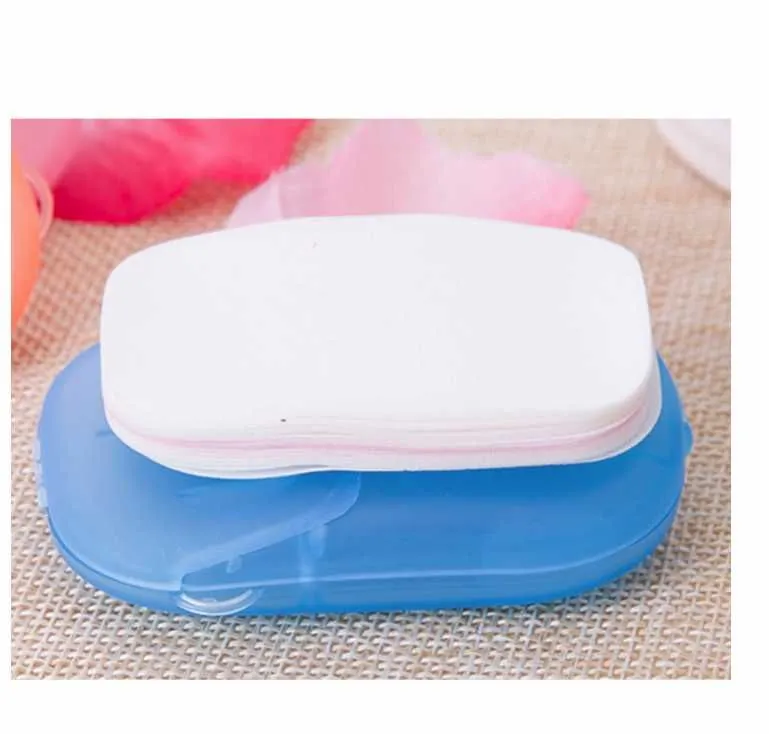 /box Disposable Soap Boxed Paper Foaming Soap Paper Washing Hand Bath Cleaning Scented Sheets