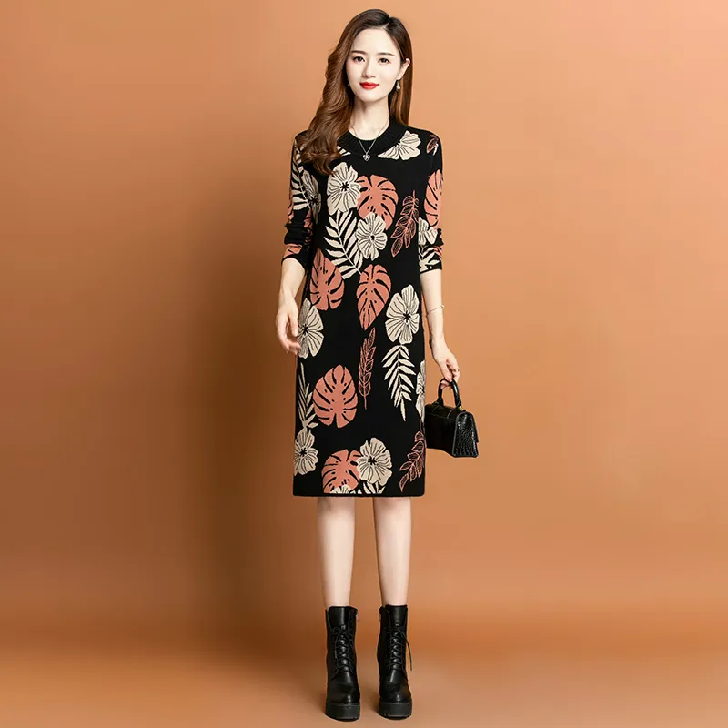 open lace back dress Delfina Cowl Knit Maxi Dress