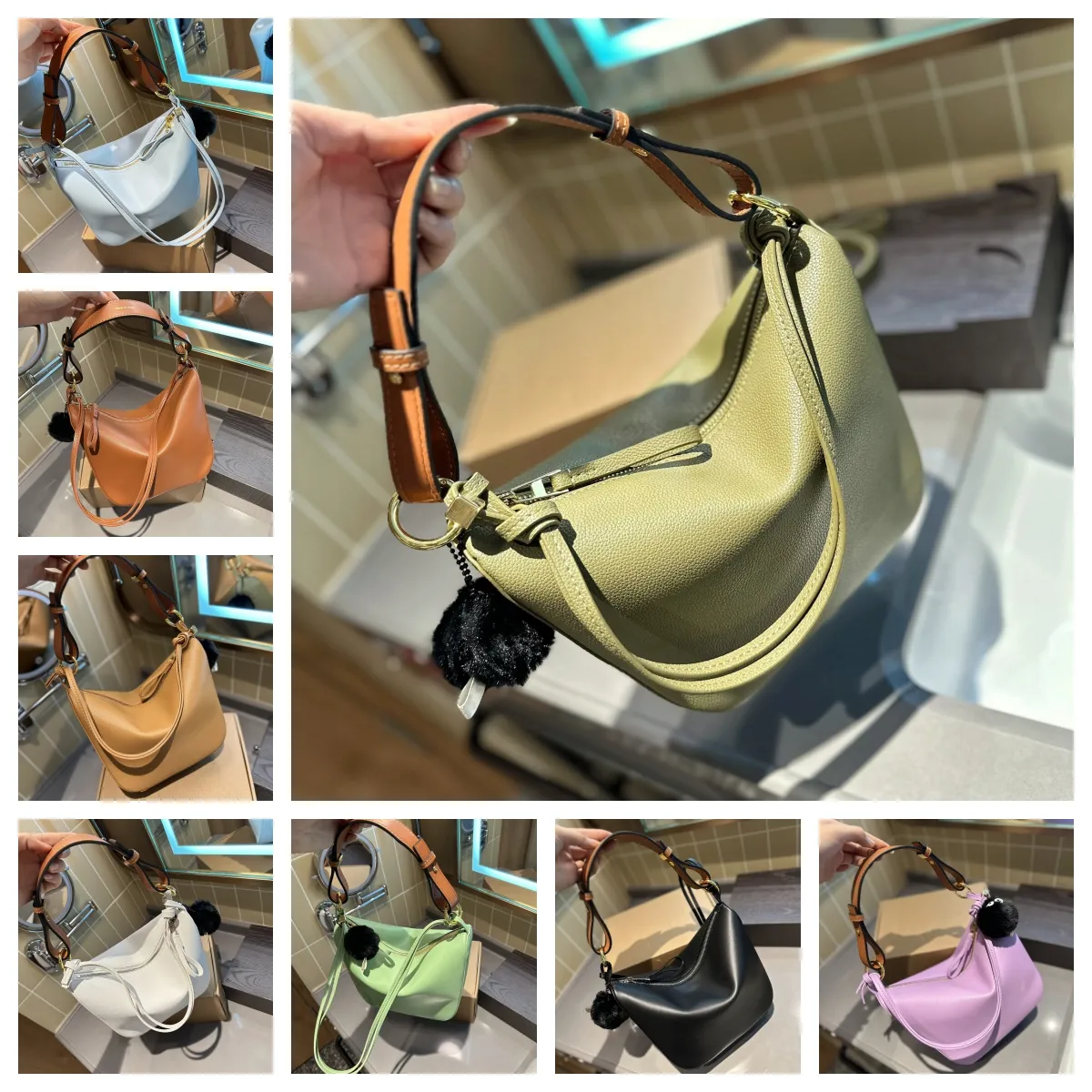 Designer Bag schoudertas dames crossbody Hobo Hangmat Onderarmtassen designer lederen handtas portemonnee portemonnee Rugzak pochette