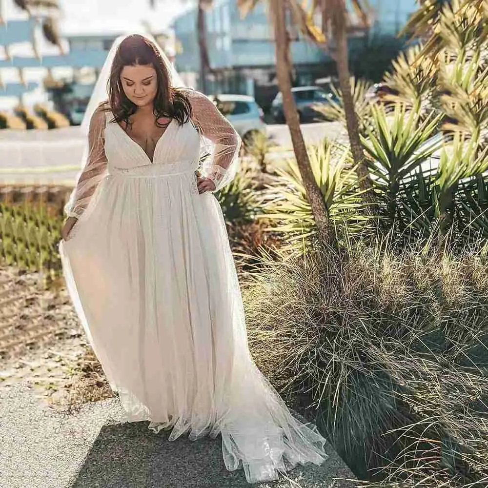 Elegant Maternity Dress - Flowy Mesh Gown for Pregnant Women