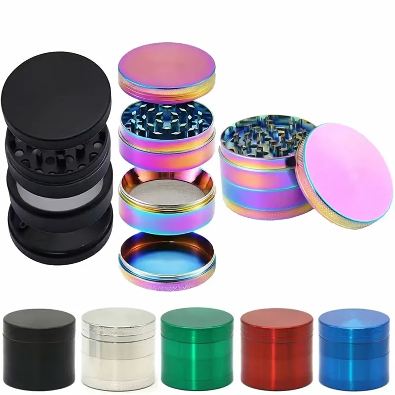 4 layer Smoke Metal Crusher Tobacco Herb Spice Grinder