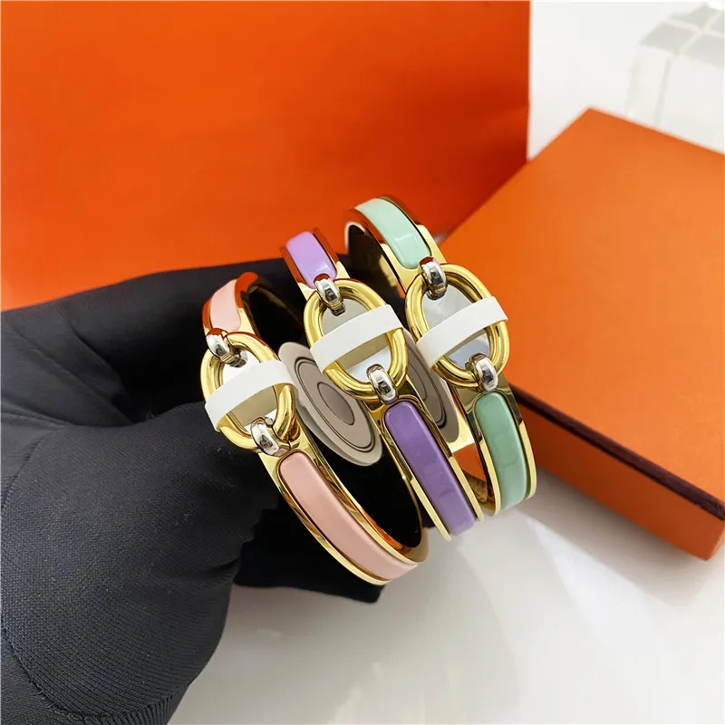 Luxury Designer Women's Letter Bracelet Fashion Nose Bracelet 17/19 Silver Bracelet High Quality Jewelry Very Beautiful