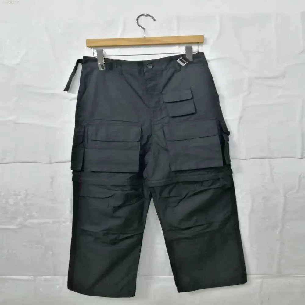 Gaojie Chaopai Multi Pocket Löstagbar funktionell vindbrett ben Cannon Work Suit Casual Pantsfo1d