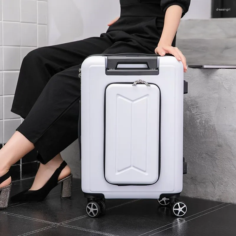 Suitcases Travel Suit Rolling Luggage Wheel Trolley Women Fashion Box Men Valise With Laptop Bag 20/24'' Carry Ons