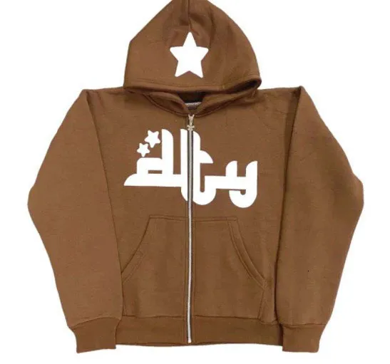 Herenjassen 2023 Nieuwe Hot Selling Rits Hoodie Gepersonaliseerde Straat Trend Grensoverschrijdende Vest Jas Herfst En Winter Casual jas 230919